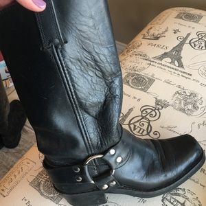 Frye harness boots